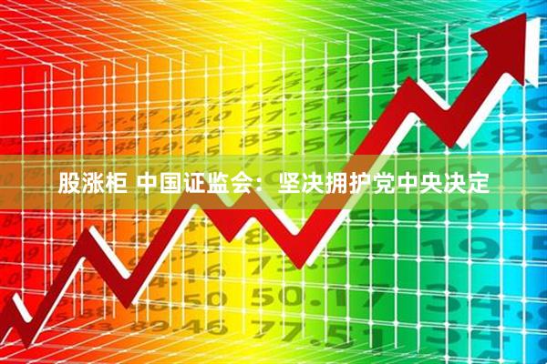 股涨柜 中国证监会：坚决拥护党中央决定