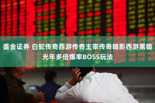 盛金证券 白蛇传奇西游传奇主宰传奇暗影西游黑暗光年多倍爆率BOSS玩法